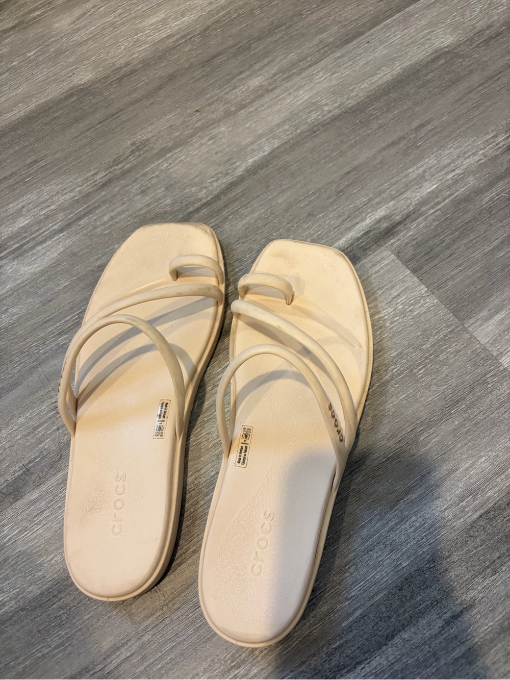 Croc sandals